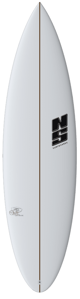 nigel semmens travel board surfboard in white