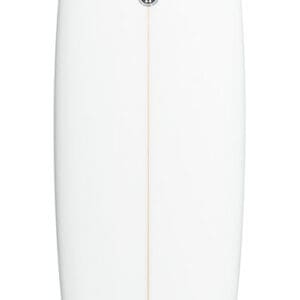 one bad egg surfboard in white by mark Phipps