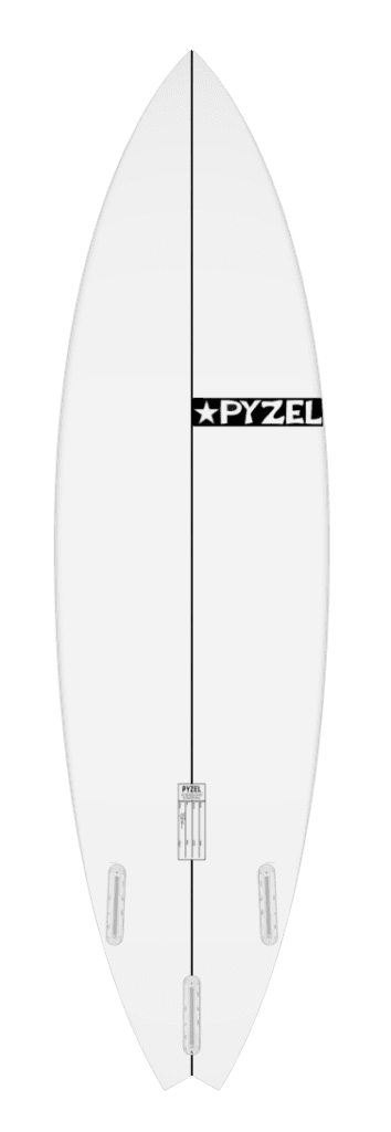 pyzel mini padillac surfboard