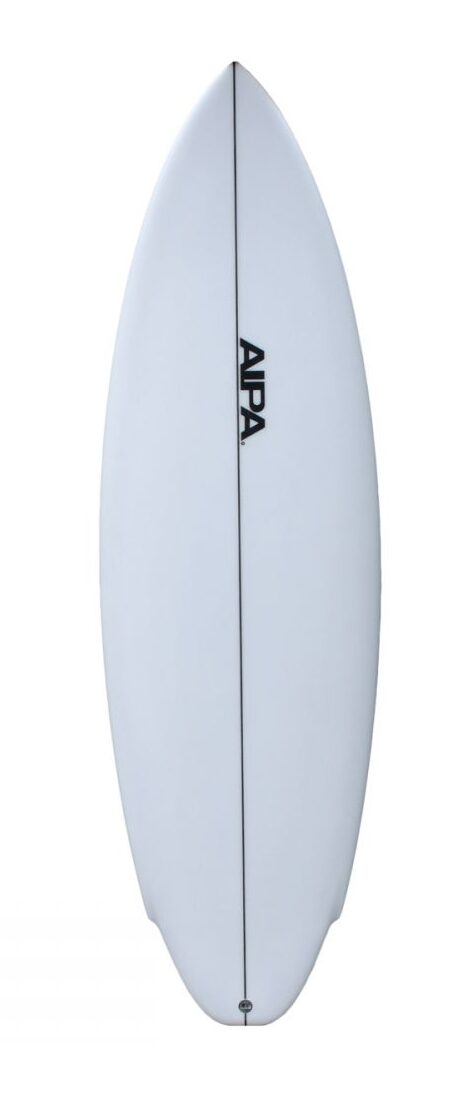 aipa dark twin surfboard white