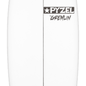 pyzel gremlin surfboard in white