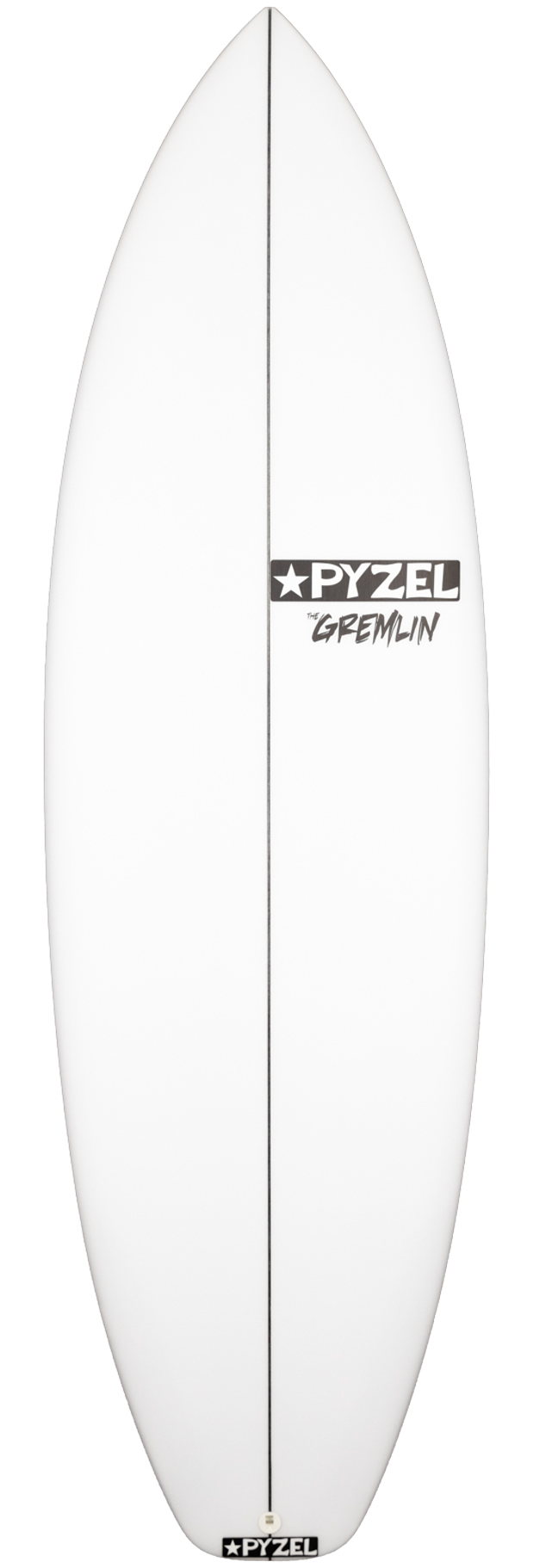 pyzel gremlin surfboard in white