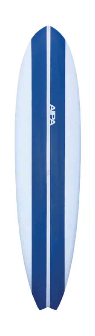 Aipa fun boy longboard with blue stripes