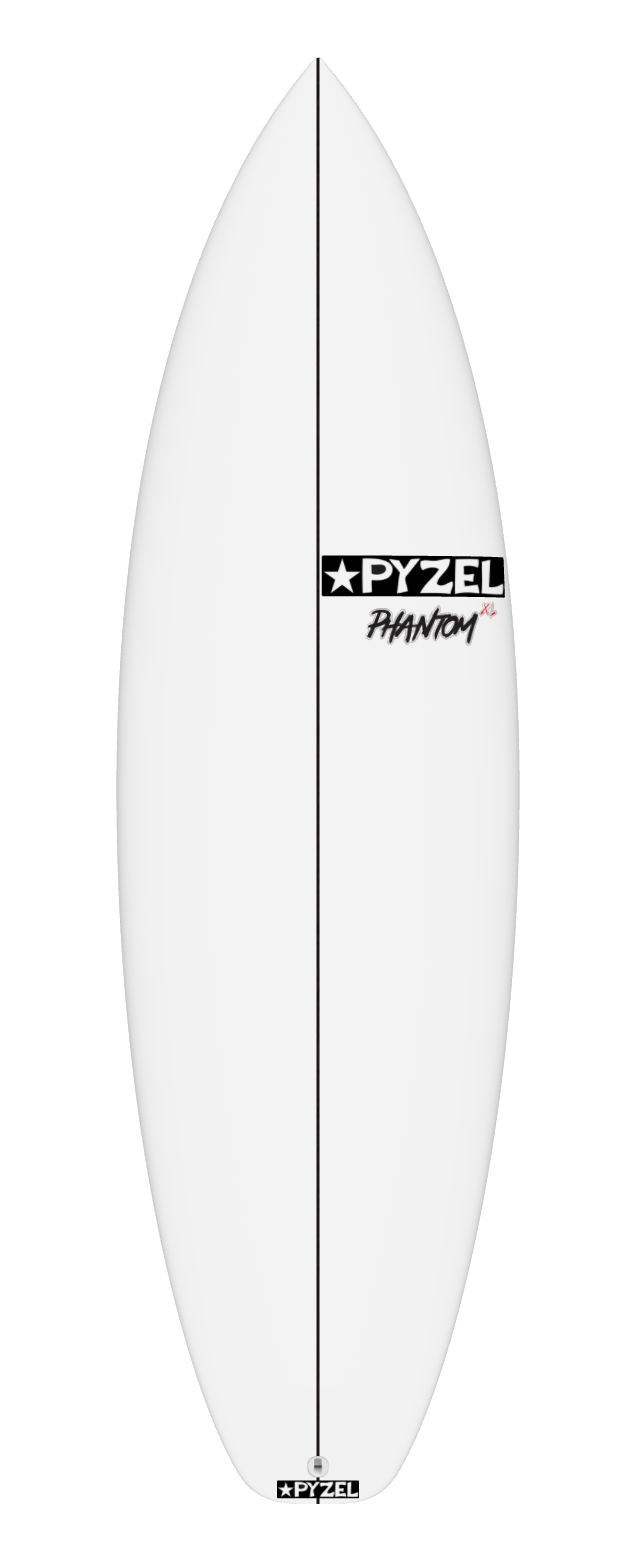 pyzel phantom surfboard white